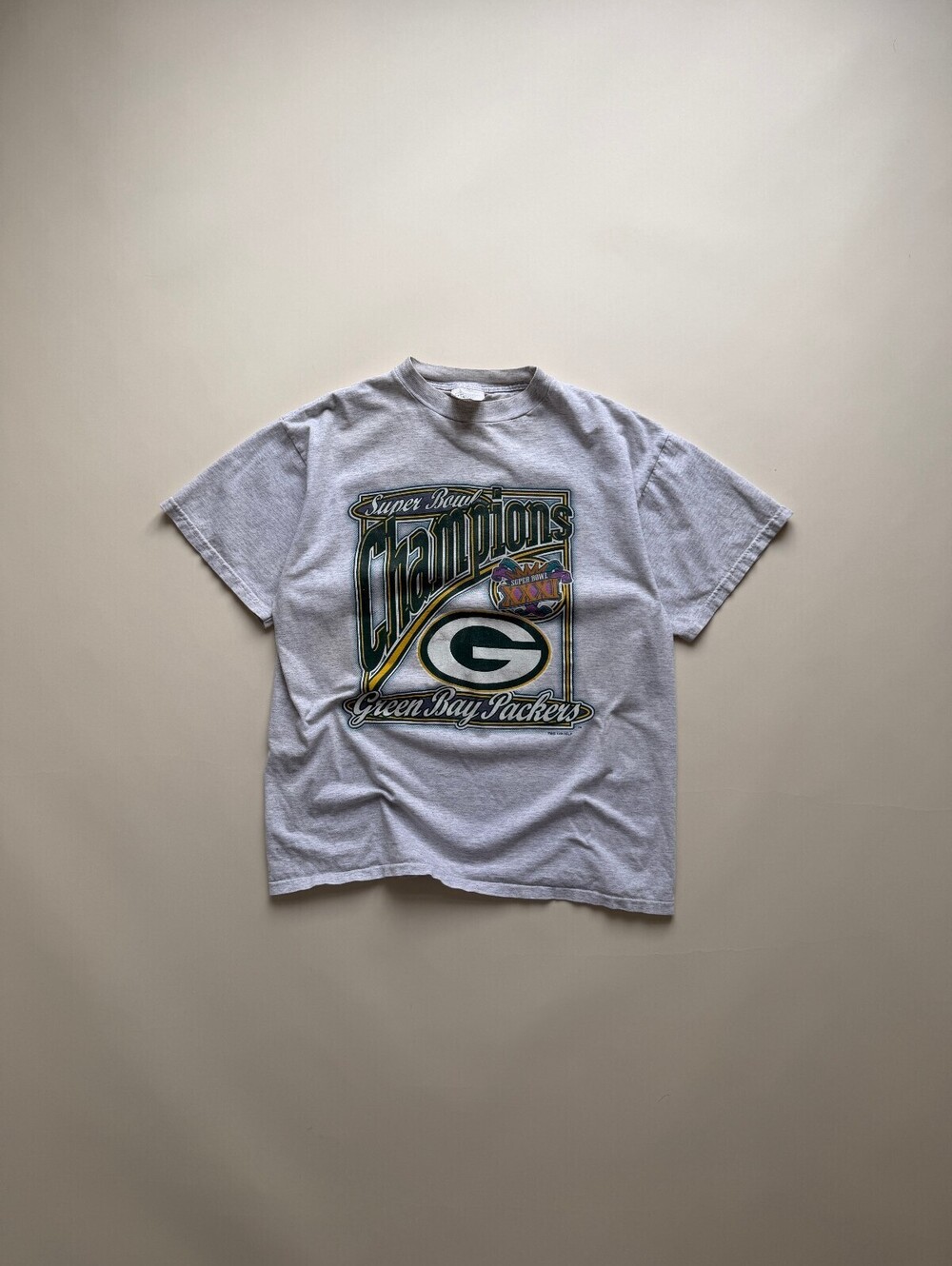 Vintage NFL Green Bay Packers superbowl champions tee